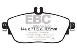 EBC 13+ Mercedes-Benz CLA250 2.0 Turbo Ultimax2 Front Brake Pads