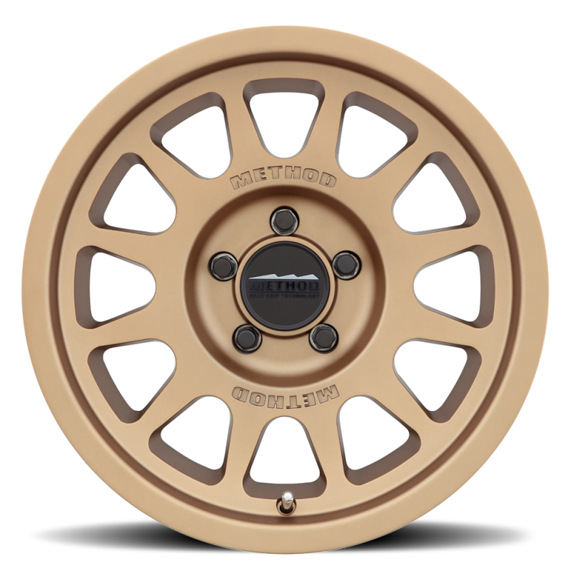 Method MR703 17x8.5 0mm Offset 5x5 71.5mm CB Method Bronze Wheel