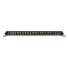 Load image into Gallery viewer, Go Rhino Xplor Blackout Combo Series Sgl Row LED Light Bar w/Amber (Side/Track Mount) 20.5in. - Blk