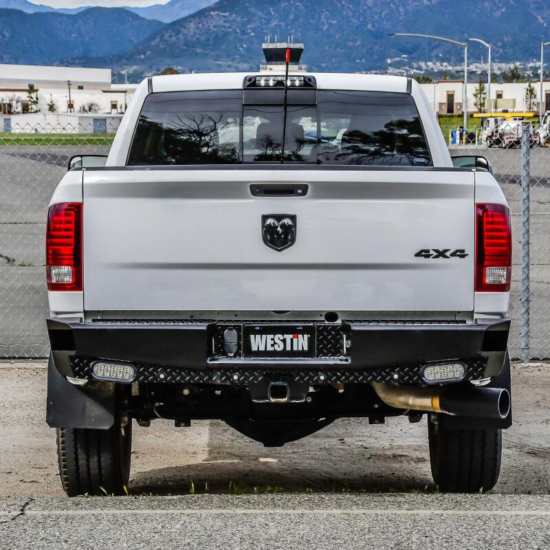 Westin 09-18 Ram 1500 HDX Bandit Rear Bumper - Black