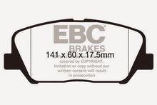 Load image into Gallery viewer, EBC 12-15 Hyundai Veloster 1.6 Turbo Greenstuff Front Brake Pads