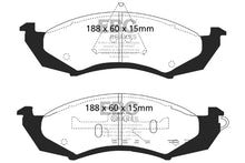 Load image into Gallery viewer, EBC 89-91 Ford Thunderbird 3.8 Yellowstuff Front Brake Pads