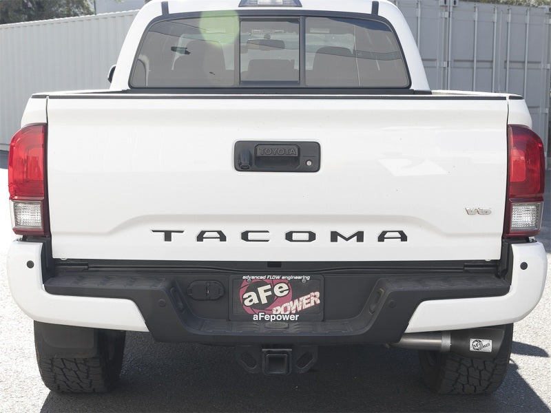 aFe MACH Force-Xp 2-1/2in 304 SS Cat-Back Exhaust w/Black Tips 2016+ Toyota Tacoma L4-2.7L / V6-3.5L