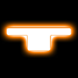 ORACLE Lighting Universal Illuminated LED Letter Badges - Matte Wht Surface Finish - T