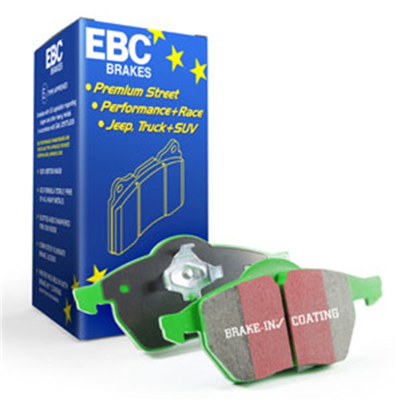 EBC 11-14 Ford Edge 2.0 Turbo Greenstuff Rear Brake Pads