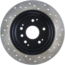 Load image into Gallery viewer, StopTech 04-08 Acura TL / 03-09 Honda Element Slotted &amp; Drilled Right Rear Rotor