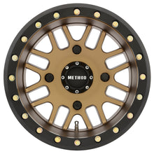 Load image into Gallery viewer, Method MR406 UTV Beadlock 14x10 5+5/-2mm Offset 4x156 132mm CB Method Bronze w/Matte Blk Ring Wheel