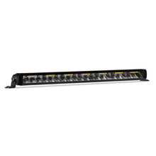 Load image into Gallery viewer, Go Rhino Xplor Blackout Combo Series Sgl Row LED Light Bar w/Amber (Side/Track Mount) 20.5in. - Blk