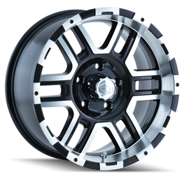 ION Type 179 17x8 / 6x127 BP / 10mm Offset / 78.3mm Hub Black/Machined Wheel