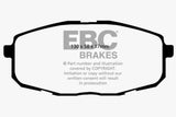 EBC 09-12 Hyundai Elantra 2.0 Touring Yellowstuff Front Brake Pads