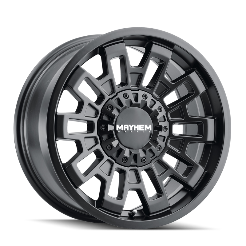 Mayhem 8113 Cortex 18x9 / 5x127 BP / 0mm Offset / 87.1mm Hub Matte Black Wheel