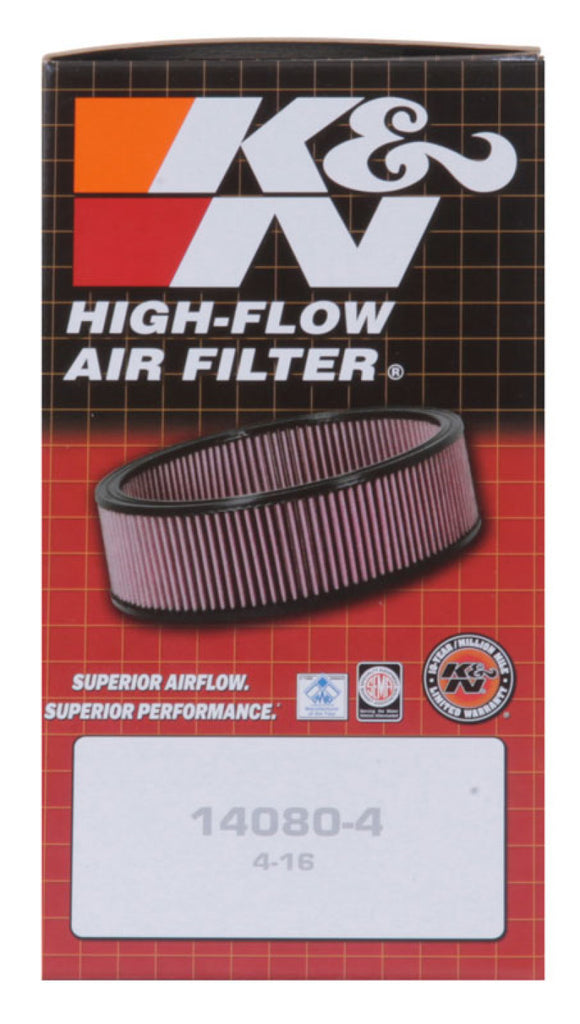 K&N Triumph/Rover Custom Air Filter for Single or Two Barrel Carburetors