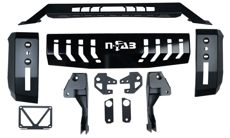 N-Fab HVM Bull Bar 19-23 Chevy 1500 - Tex. Black