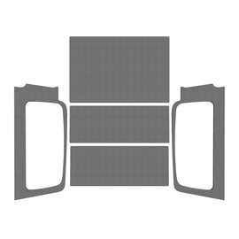 DEI 04-06 Jeep Wrangler LJ Unliminted Headliner Complete Kit - Gray