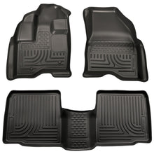 Load image into Gallery viewer, Husky Liners 09-13 Lincoln MKS WeatherBeater Combo Black Floor Liners