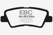 Load image into Gallery viewer, EBC 12+ Hyundai Accent 1.6 Greenstuff Rear Brake Pads