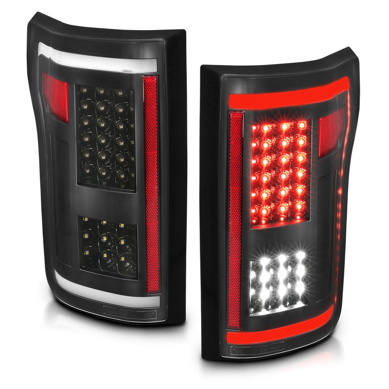 ANZO 2015-2017 Ford F-150 LED Taillights Black