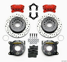 Load image into Gallery viewer, Wilwood Forged Dynalite P/S P-B Kit Drilled-Red Mopar/Dana 2.36in Off w/Snap Ring Bearing