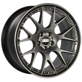 BBS CH-RII 21x10.5 5x130 ET47 71.6 CB Satin Platinum Center Black Lip SS Rim Prot Wheel w/MS Etching