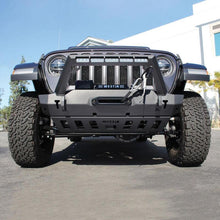 Load image into Gallery viewer, Westin 18-19 Jeep Wrangler JL Stubby Front Bumper - Textured Black