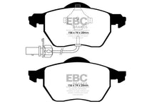 Load image into Gallery viewer, EBC 02-08 Volkswagen Passat 1.8 Turbo Greenstuff Front Brake Pads