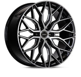 Vossen HF6-3 24x10 / 6x135 / ET25 / Deep Face / 87.1 - Brushed Gloss Black Wheel