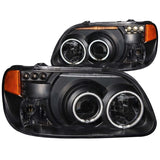 ANZO 1995-2001 Ford Explorer Projector Headlights w/ Halo Black 1 pc