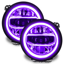 Load image into Gallery viewer, Oracle Jeep Wrangler JL/JT RGB+W Headlight DRL  Kit - ColorSHIFT w/ Simple Controller