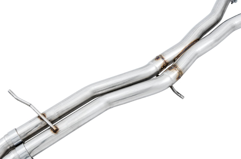 AWE Tuning Audi B9 S5 Sportback Touring Edition Exhaust - Non-Resonated (Black 102mm Tips)