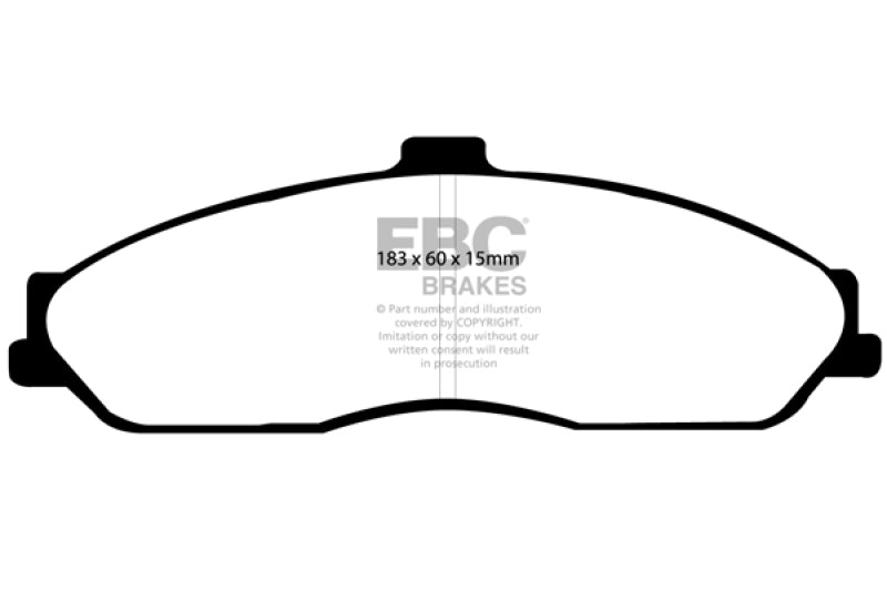 EBC 03-04 Cadillac XLR 4.6 Ultimax2 Front Brake Pads