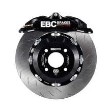 Load image into Gallery viewer, EBC 06-15 Mazda Miata MX5 (NC) Black Apollo-4 Calipers 330mm Rotors Front Big Brake Kit