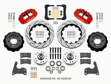 Load image into Gallery viewer, Wilwood Narrow Superlite 6R Front Hub Kit 14.00in Drill Red 65-72 CDP C Body -Drum