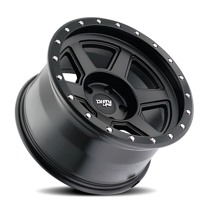 Dirty Life 9315 Compound 17x9 / 5x127 BP / -12mm Offset / 78.1mm Hub Matte Black Wheel