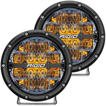 Load image into Gallery viewer, Rigid Industries 360-Series 6in LED Off-Road Drive Beam - Amber Backlight (Pair)