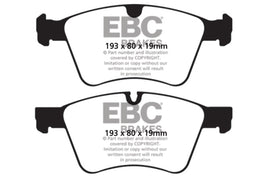 EBC 08-10 Mercedes-Benz GL320 3.0 TD (373mm Front Rotors) Ultimax2 Front Brake Pads