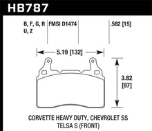 Load image into Gallery viewer, Hawk 15 Chevy Corvette / 16-17 Chevy Camaro / 16-17 Cadillac CTS HP+ Front Brake Pads