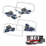 Oracle Chevy Silverado 14-15 Halo Kit Non-Projector Style - ColorSHIFT w/ BC1 Cntrl SEE WARRANTY