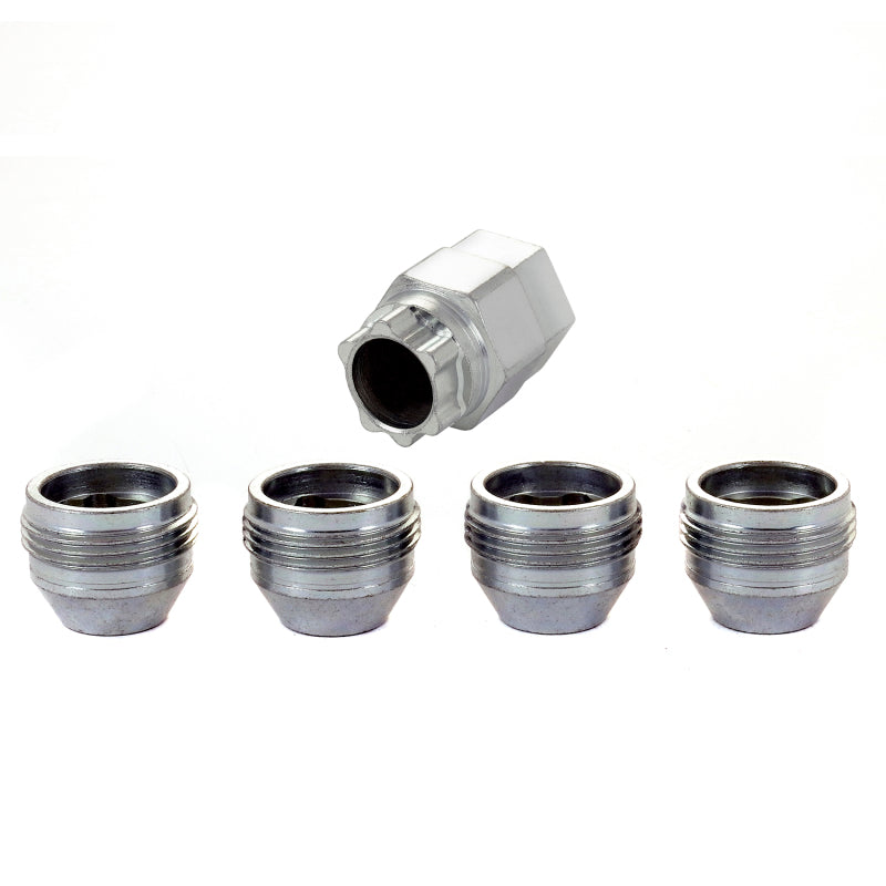 McGard Wheel Lock Nut Set - 4pk. (Under Hub Cap / Cone Seat) M12X1.5 / 19mm & 21mm Hex / .775in. L