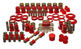 Energy Suspension 66-72 Oldsmobile Cutlass/442/F-85/Europa Red Hyper-flex Master Bushing Set