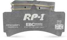 Load image into Gallery viewer, EBC Racing 97-09 Porsche Boxster (986/987 w/Cast Iron Discs) RP-1 Race Front Brake Pads
