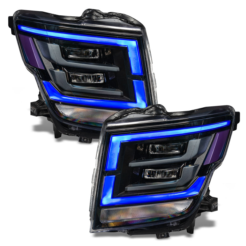 Oracle 21-22 Nissan Titan RGB+W Headlight DRL Upgrade - ColorSHIFT w/ RF Controller SEE WARRANTY