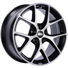 Load image into Gallery viewer, BBS SR 19x8.5 5x112 ET32 Satin Black Diamond Cut Face Wheel -82mm PFS/Clip Required