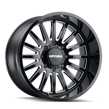 Load image into Gallery viewer, Mayhem 8114 Utopia 20x10 / 8x170 BP / -19mm Offset / 125.2mm Hub Black w/ Milled Spokes Wheel