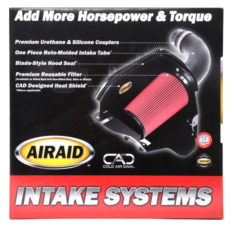 Airaid 05-09 Mustang GT 4.6L MXP Intake System w/ Tube (Dry / Black Media)