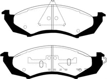 Load image into Gallery viewer, EBC 89-91 Ford Thunderbird 3.8 Yellowstuff Front Brake Pads