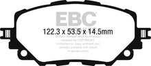 Load image into Gallery viewer, EBC 2016+ Mazda Miata MX-5 / 17-20 Fiat 124 Spider Greenstuff Front Brake Pads