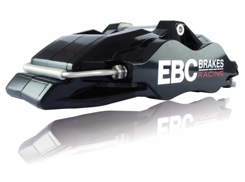 EBC Racing 05-11 Ford Focus ST (Mk2) Front Right Apollo-4 Black Caliper