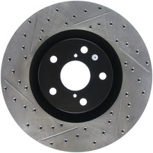 Load image into Gallery viewer, StopTech 14 Lexus IS Slotted &amp; Drilled Front Right Rotor