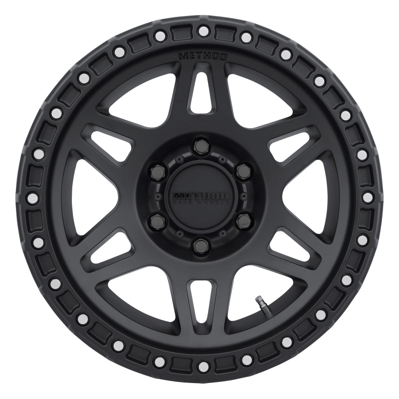 Method MR312 17x9 -12mm Offset 6x5.5 106.25mm CB Matte Black Wheel