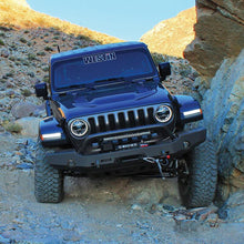 Load image into Gallery viewer, Westin 18-19 Jeep Wrangler JL WJ2 Full Width Front Bumper w/Bull Bar Textured Black